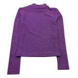 MARC ELLIS shirt girocollo tinta unita glitterata Viola per Bambina JMJTS00201X VIOLA MARC ELLIS