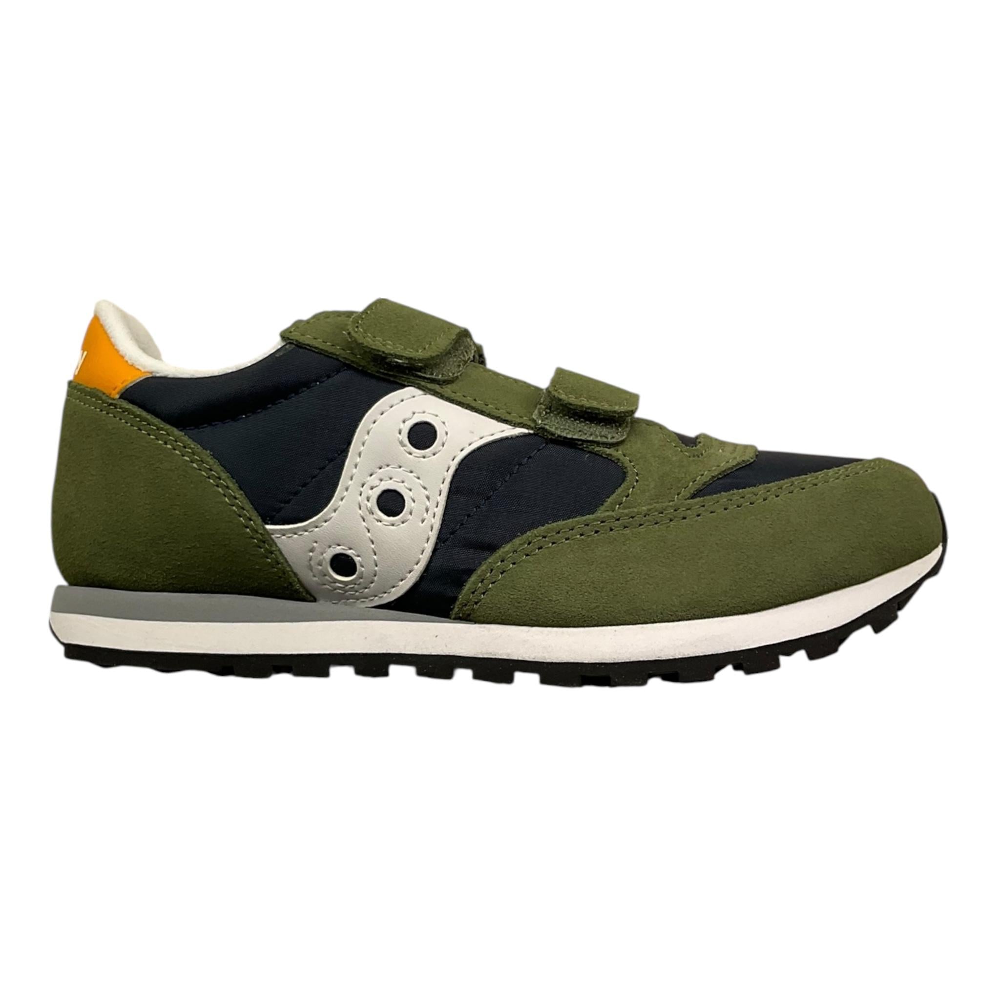 SAUCONY sneakers tinta unita con strappi Verde per Bambino SK267335 VERDE SAUCONY