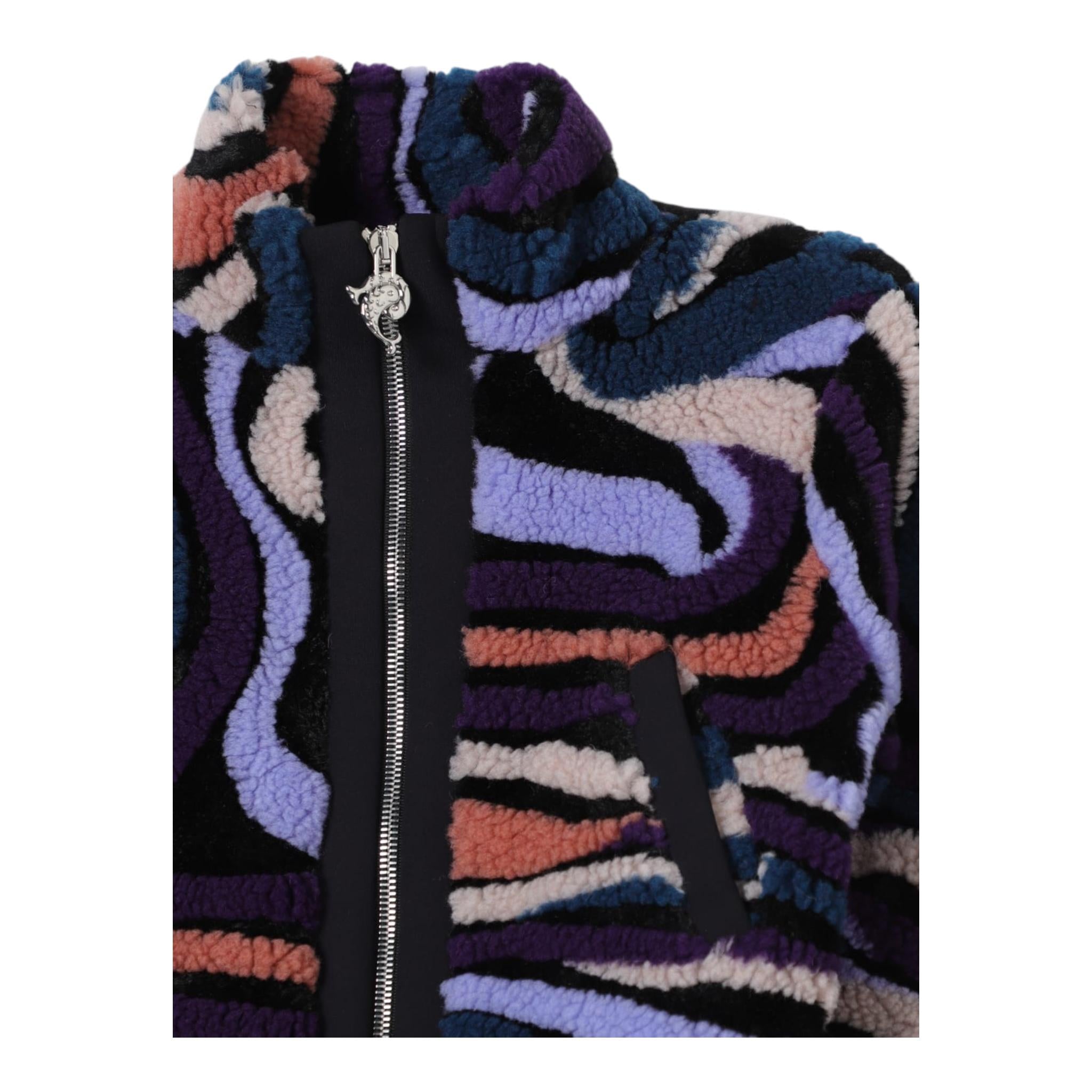 EMILIO PUCCI giubbino stampa fantasia con zip Multicolor per Bambina PV2A87 MULTICOLOR EMILIO PUCCI