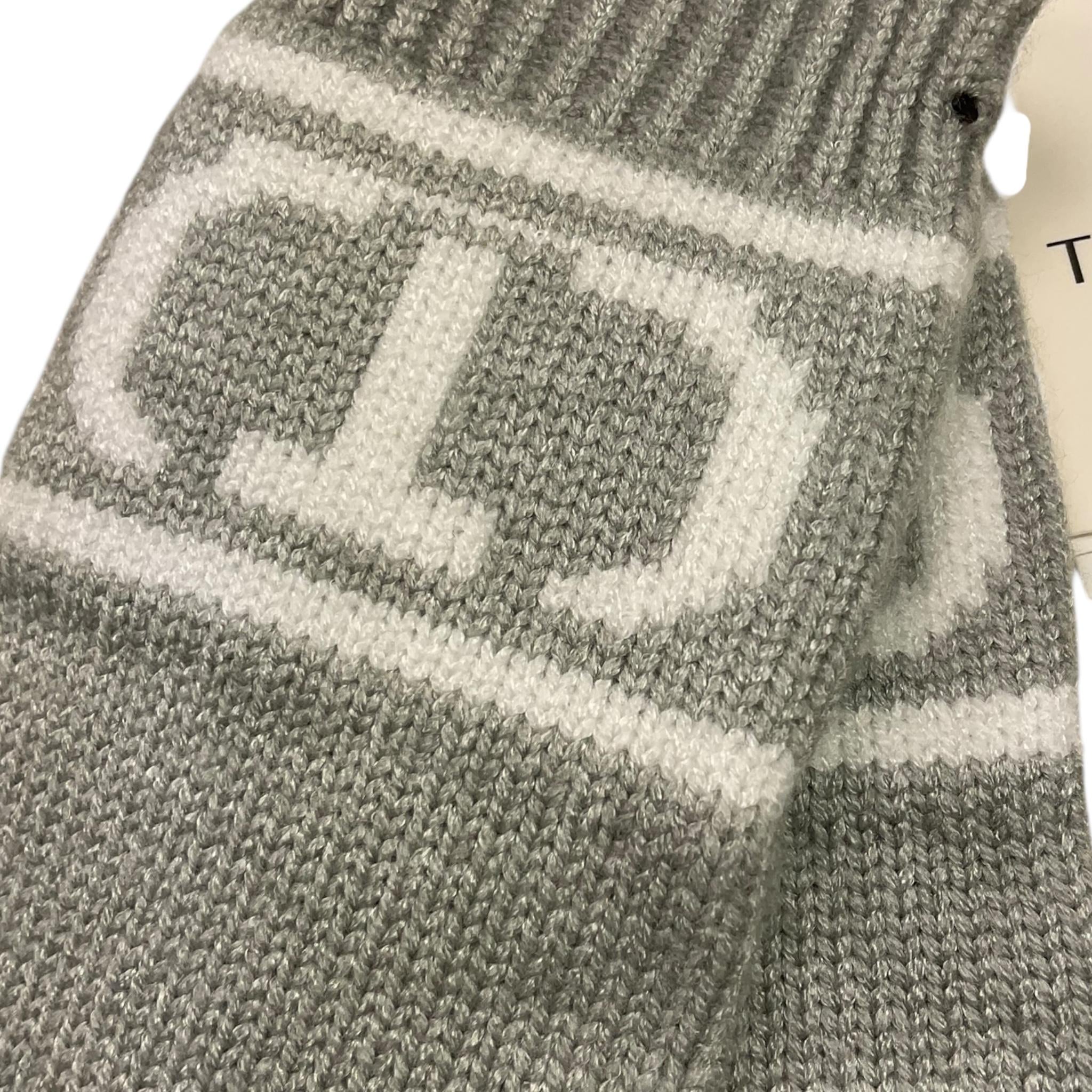 TWINSET guanti tinta unita con logo Grigio per Bambina 242GJ501E GRIGIO TWINSET