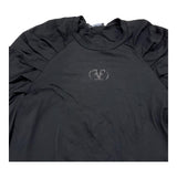 FUN & FUN shirt girocollo tinta unita con logo Nero per Bambina FJTS00460 NERO FUN & FUN