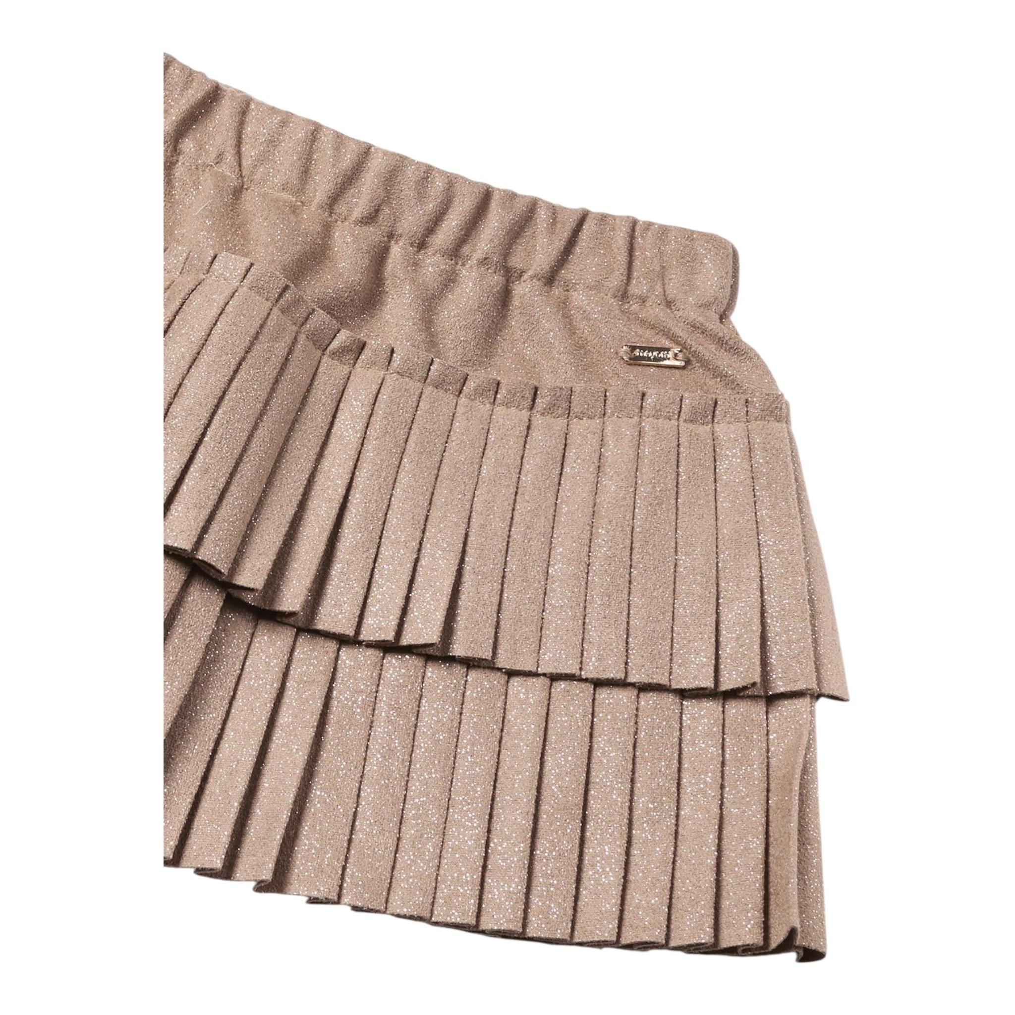 MAYORAL gonna tinta unita con balza Beige per Neonata 2902 BEIGE MAYORAL