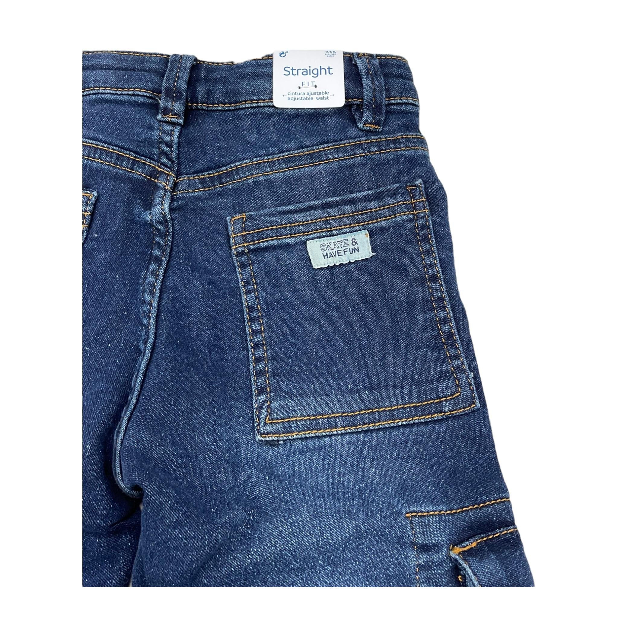 MAYORAL jeans tinta unita con girvita regolabile Blu per Bambino 4534 BLU MAYORAL