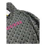 GUESS felpa chiusa con cappuccio stampe logo Nero per Bambina J4YQ00KA6R4 NERO GUESS