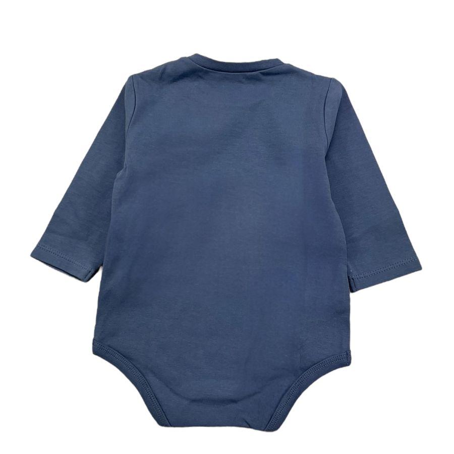 MAYORAL body tinta unita con stampa e maniche lunghe Blu per Neonato 27144 BLU MAYORAL