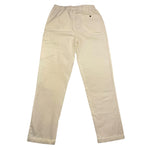 C.P. COMPANY pantalone tinta unita cn camoscio con elastico in vita Panna per Bambino CUP00IX PANNA C.P. COMPANY