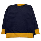 MANUEL RITZ maglia girocollo tinta unita con profili in contrasto Blu per Neonato MR2716N BLU MANUEL RITZ