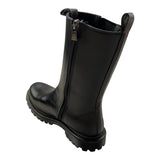 ELI  stivali tinta unita con zip Nero per Bambina 84010AD NERO ELI