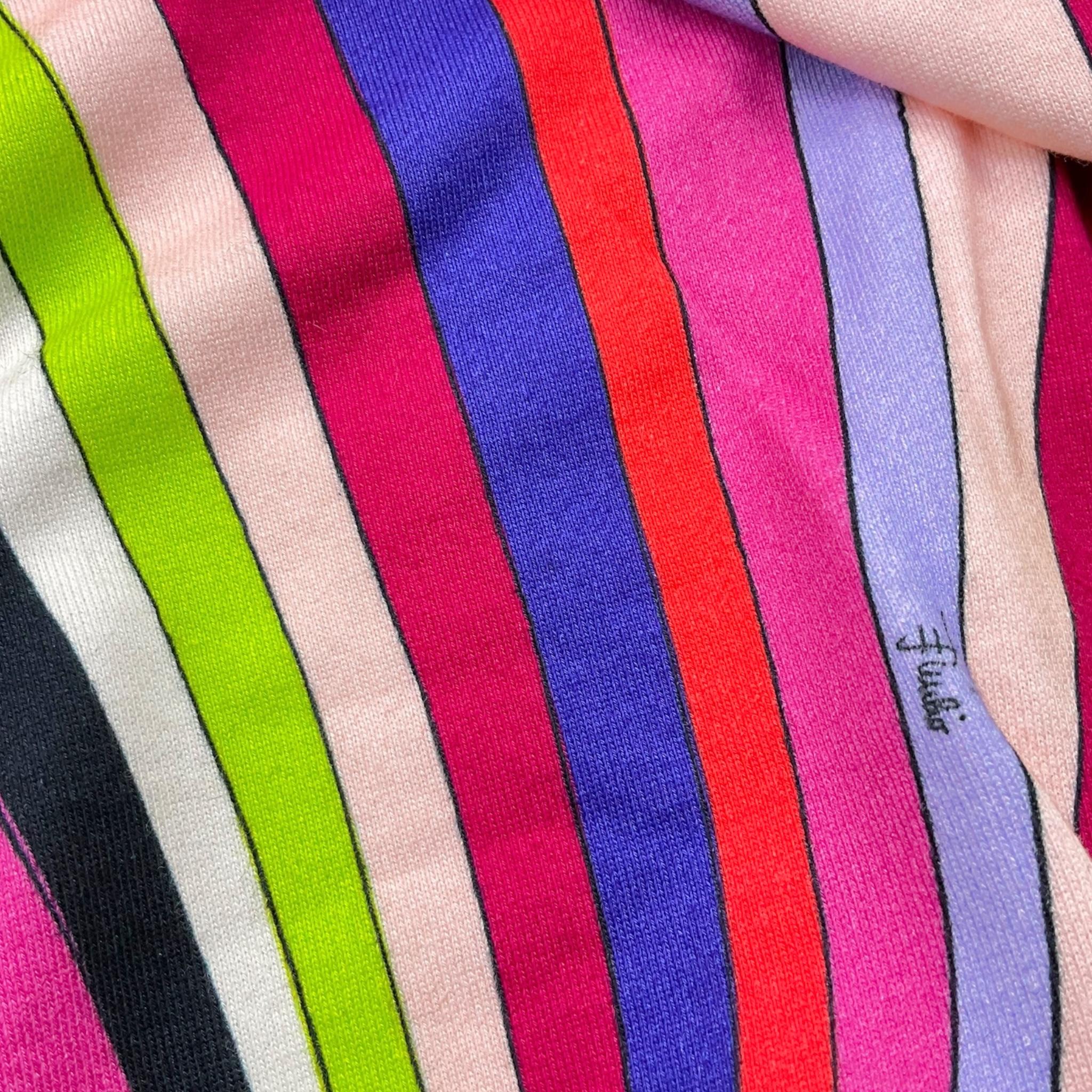 EMILIO PUCCI felpa con scollo a v stampa fantasia Multicolor per Bambina PT4A30X MULTICOLOR EMILIO PUCCI
