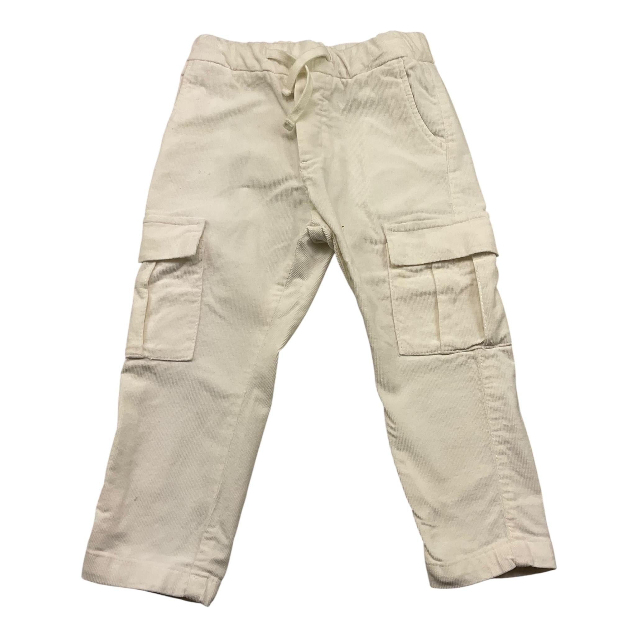 MANUEL RITZ pantalone tinta unita con elastico in vita Panna per Neonato MR2762 PANNA MANUEL RITZ