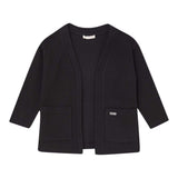 LIU JO cardigan modello kimono con cintura Nero per Bambina KF3042 NERO LIU JO