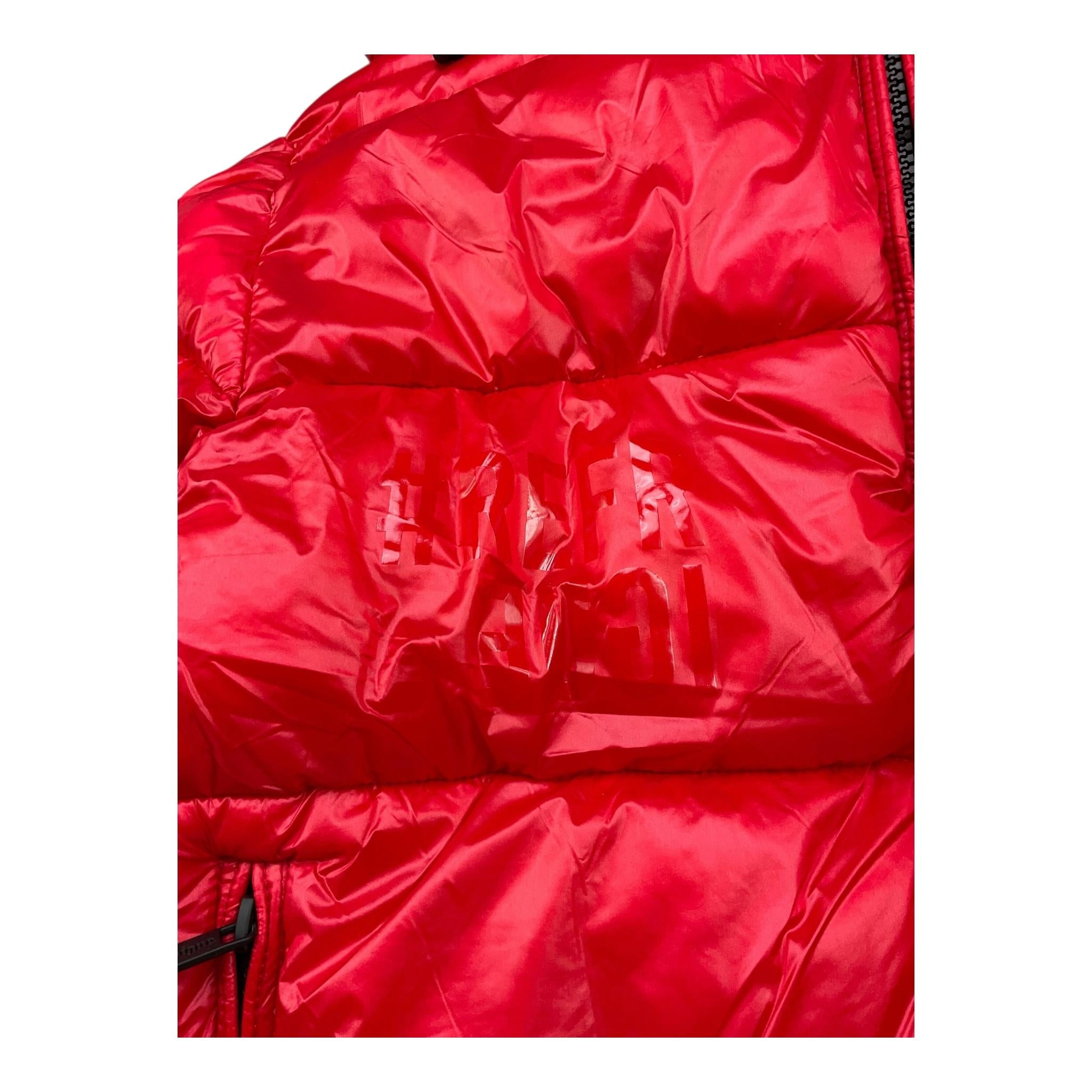 REFRIGUE giubbino tinta unita con cappuccio e zip Rosso per Bambino 2831O00007 ROSSO REFRIGUE