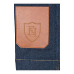 ELISABETTA FRANCHI salopette in denim tinta unita con tasche in contrasto Blu per Bambina EFAB545 BLU ELISABETTA FRANCHI