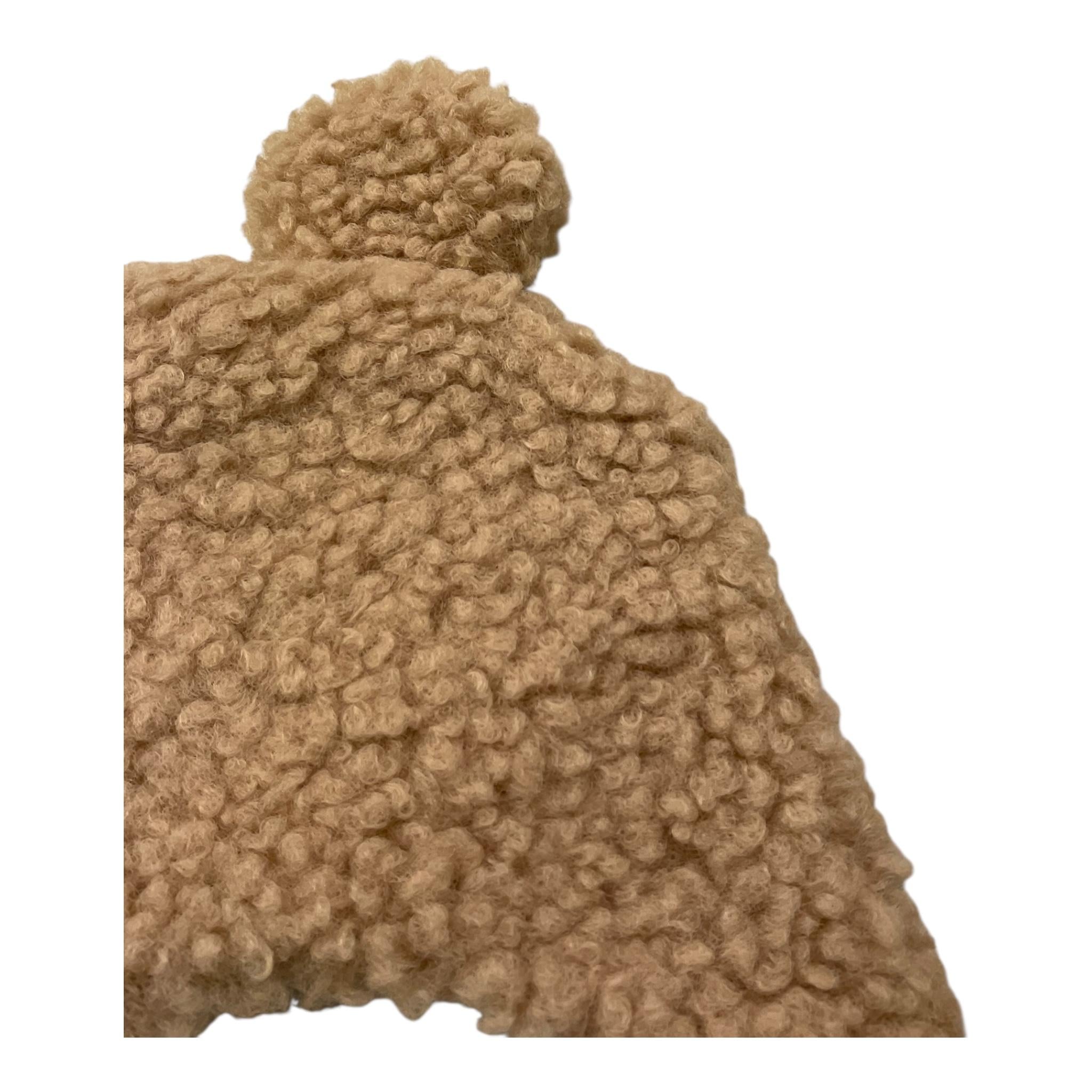 MARLU' cappello tinta unita con orecchie Beige per Neonato IG5573 BEIGE MARLU'