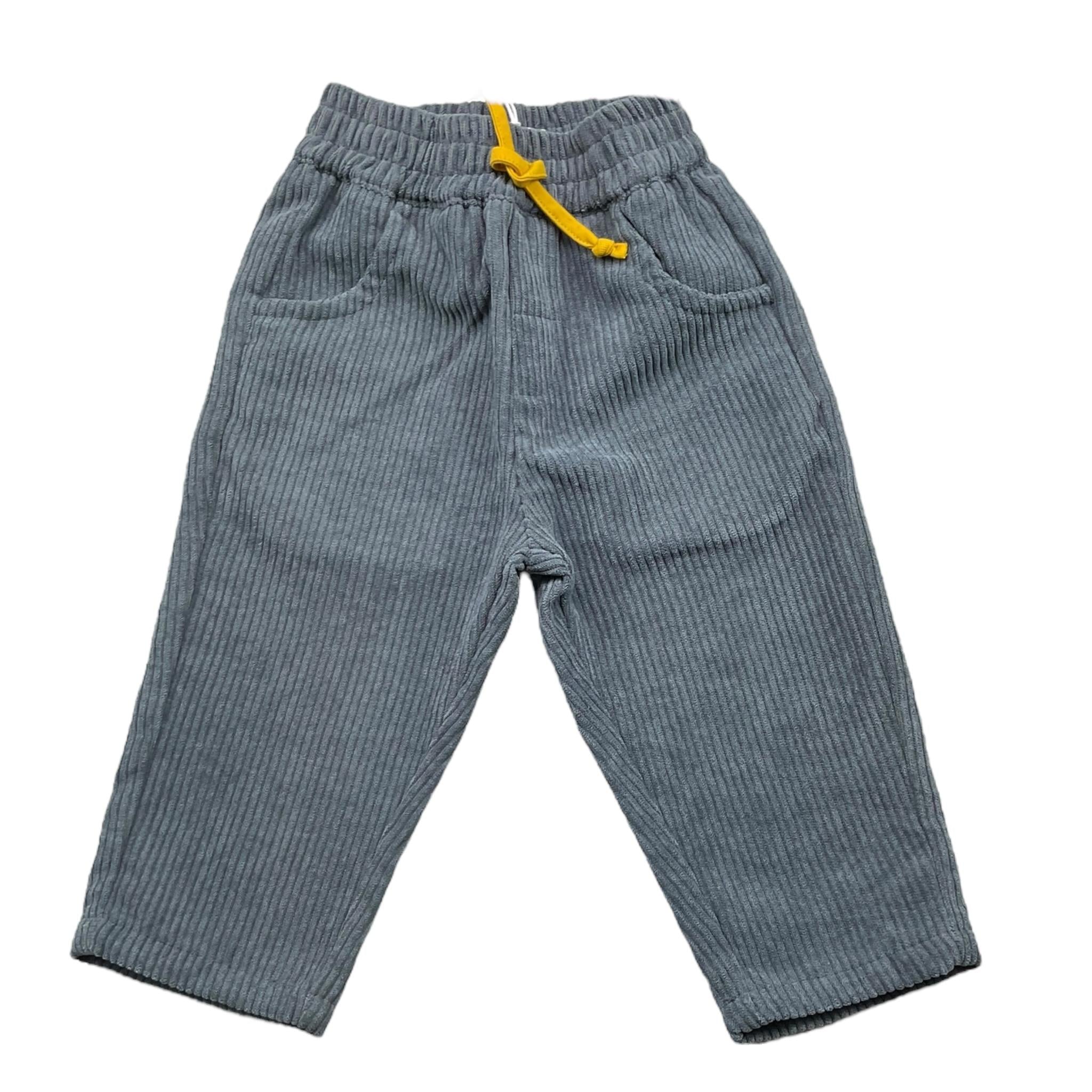 Y-CLU pantalone tinta unita con elastico in vita Grigio per Neonato 10776 GRIGIO Y-CLU
