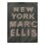 MARC ELLIS felpa girocollo tinta unita con stampa Nero per Bambina JMJMX15740 NERO MARC ELLIS