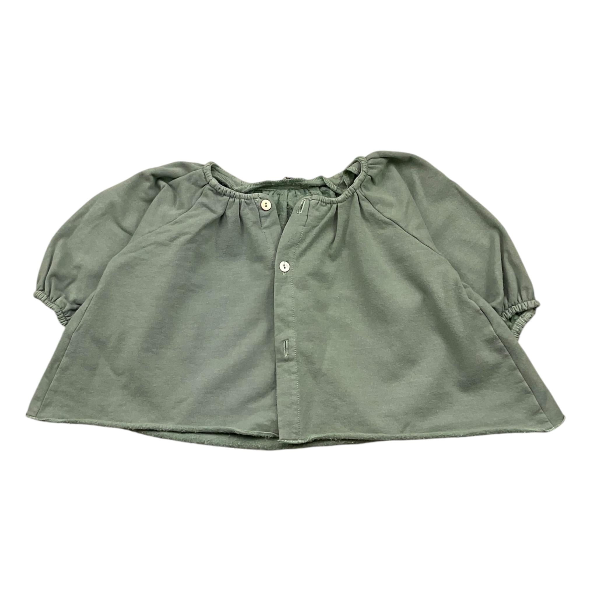 ZERO AMPERE cardigan tinta unita  Verde per Neonata MONET VERDE ZERO AMPERE