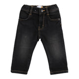 TIMBERLAND jeans tinta unita con girovita regolabile Nero per Neonato T60270 NERO TIMBERLAND