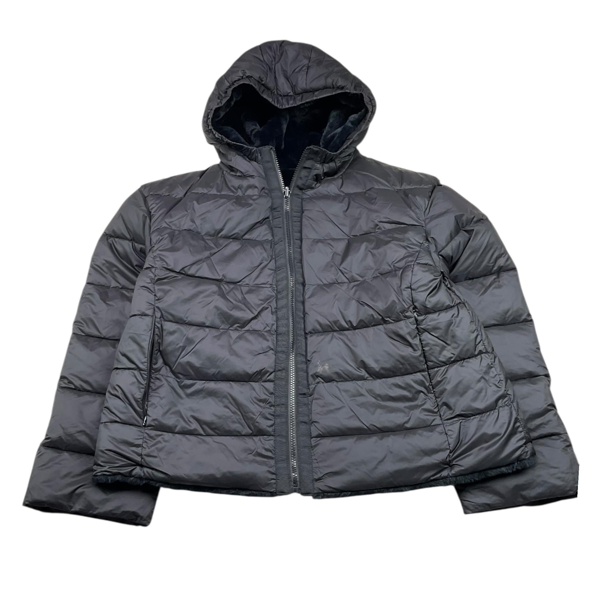 REFRIGUE giubbino reversibile tinta unita con cappuccio Nero per Bambina 2841O00003 NERO REFRIGUE