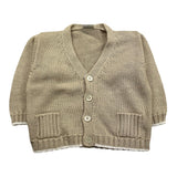 BARONI cardigan tinta unita Beige per Neonato 9838 BEIGE BARONI