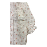 BABIDU pagliaccetto tinta unita con fantasia fiori Bianco per Neonata 30566 BIANCO BABIDU