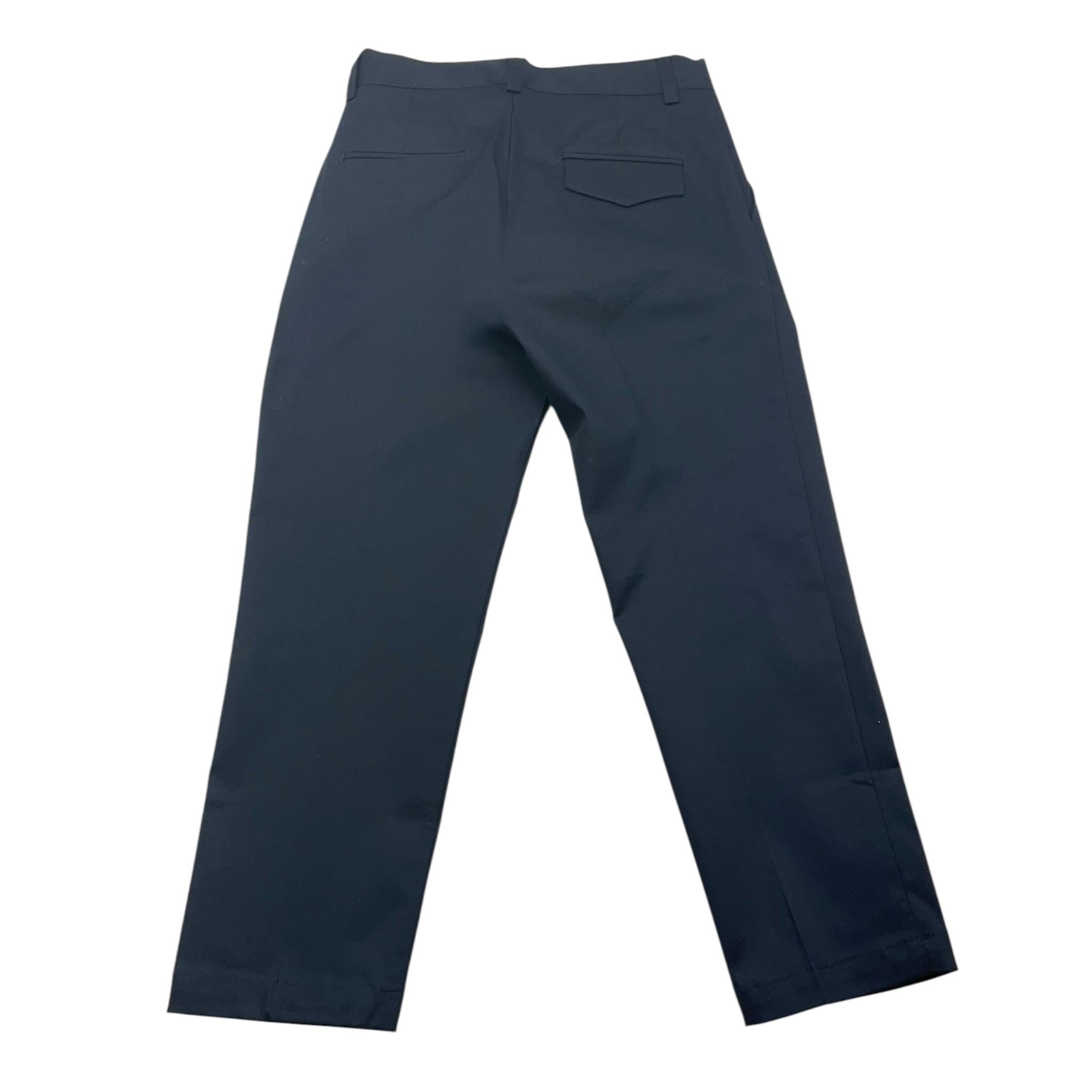 pantalone tinta unita tasche america PP4082 BLU PAOLO PECORA