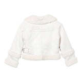 MISS BLUMARINE montone tinta unita con pelliccia interna Panna per Bambina IF4042 PANNA MISS BLUMARINE