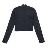MET giubbino tinta unita con zip Nero per Bambina ME536X NERO MET