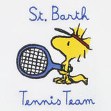 SAINT BARTH t-shirt girocollo tinta unita con stampa Bianco per Bambino CAM0001 BIANCO SAINT BARTH