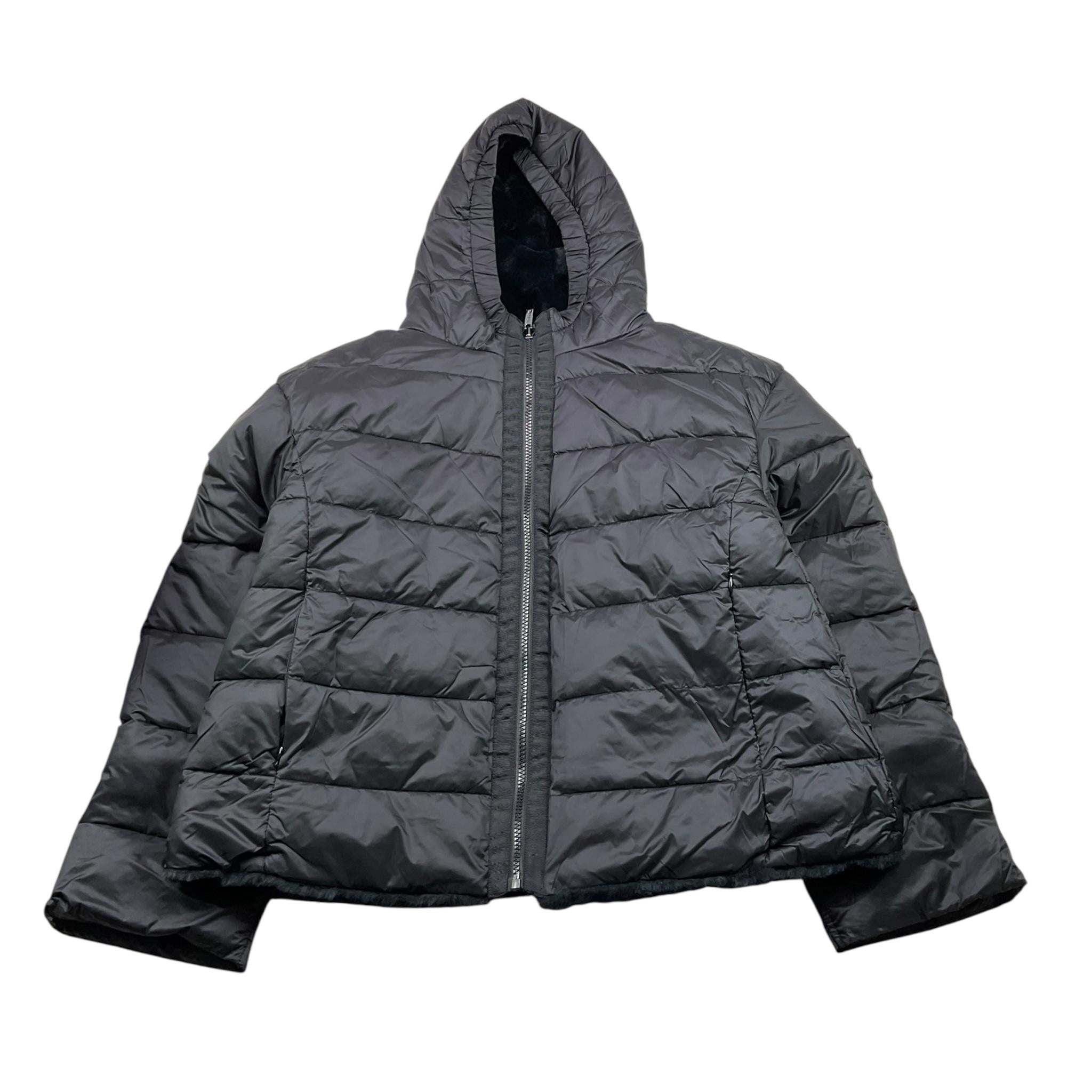 REFRIGUE giubbino reversibile tinta unita con cappuccio Nero per Bambina 2841O00003X NERO REFRIGUE
