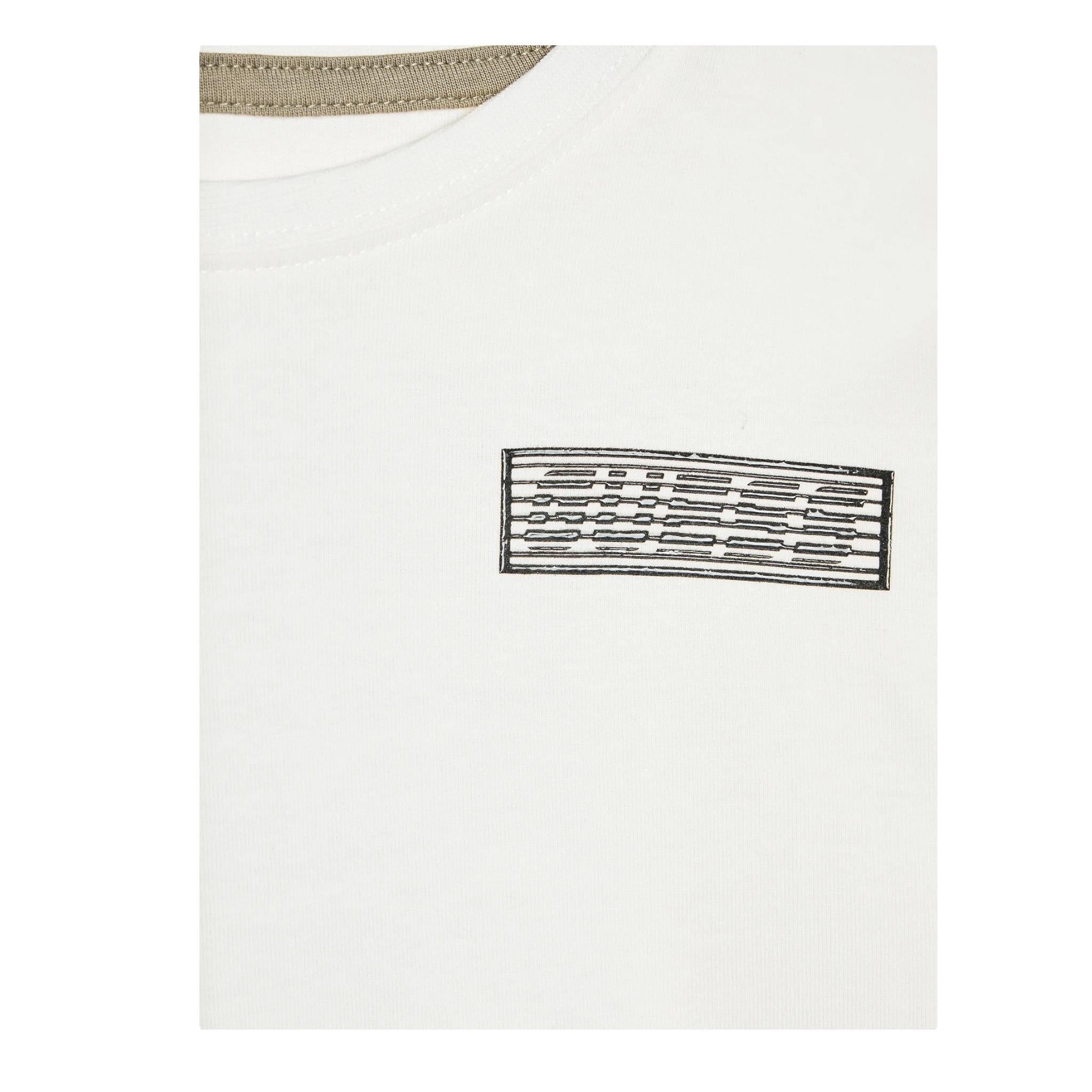 GUESS shirt girocollo tinta unita con stampa Bianco per Bambino 3BI34I3Z13 BIANCO GUESS