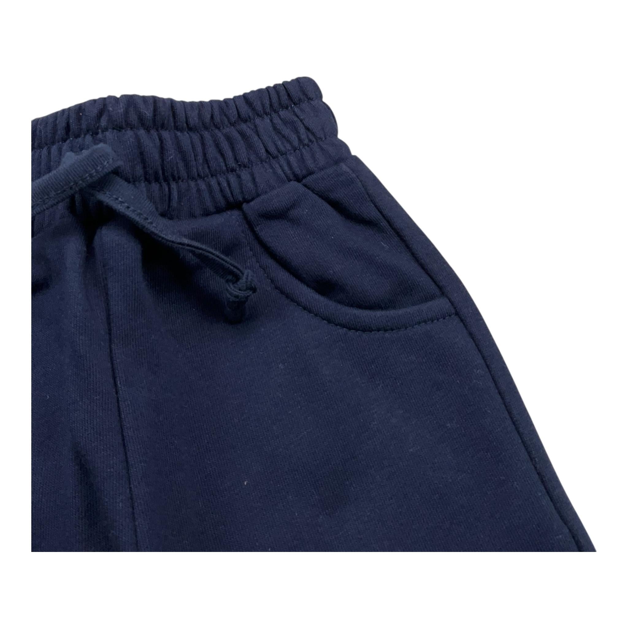 Y-CLU pantalone modello tuta tinta unita con elastico in vita Blu per Neonato BYN10712 BLU Y-CLU