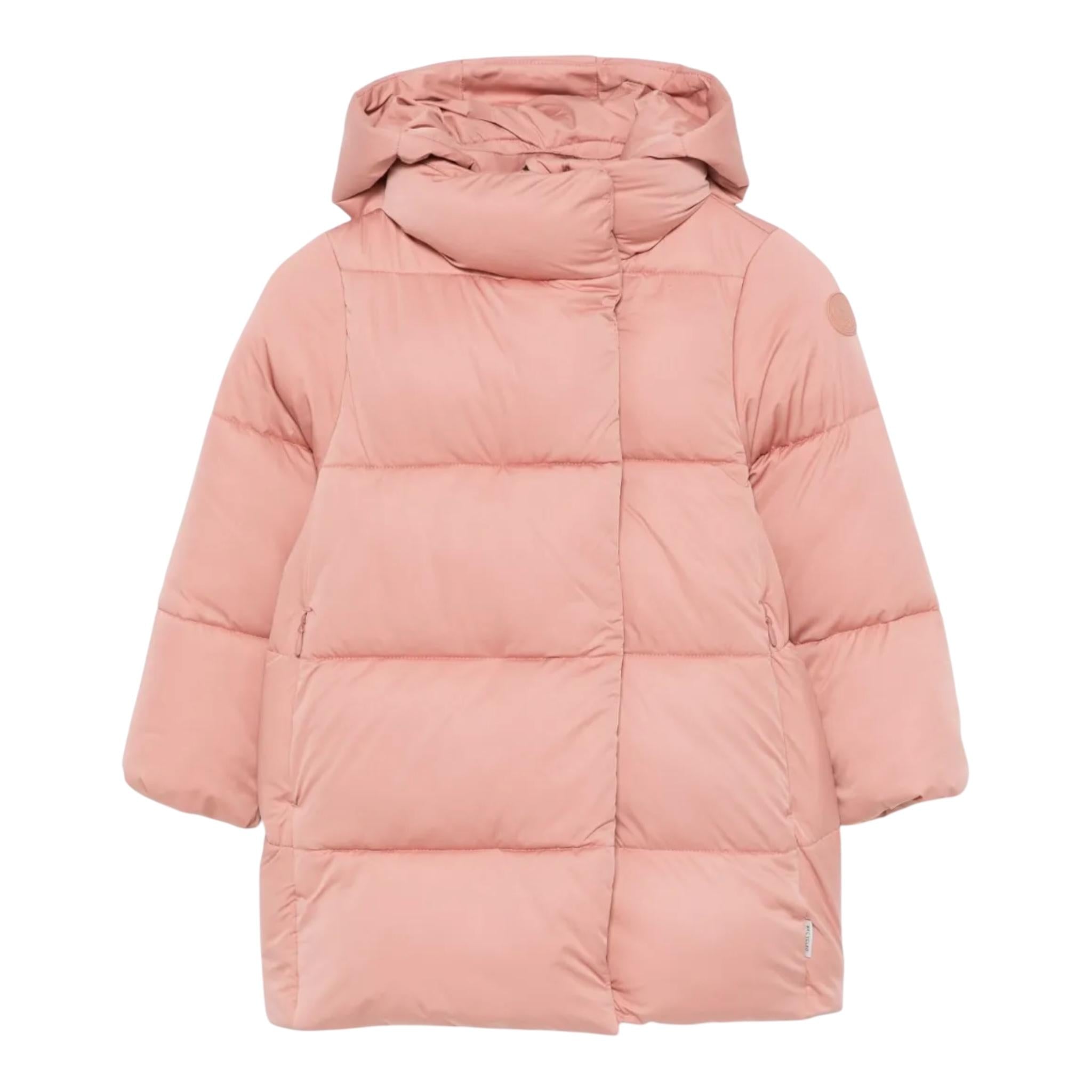 SAVE THE DUCK giubbino tinta unita con cappuccio Rosa per Neonata J41804G ROSA SAVE THE DUCK