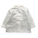 LA STUPENDERIA camicia tinta unita con bottoni Bianco per Neonato TCM01C00 BIANCO LA STUPENDERIA