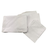 LE BEBE' set 3 pezzi lenzuola tinta unita cn ricami Bianco per Neonato LBB5100 BIANCO LE BEBE'