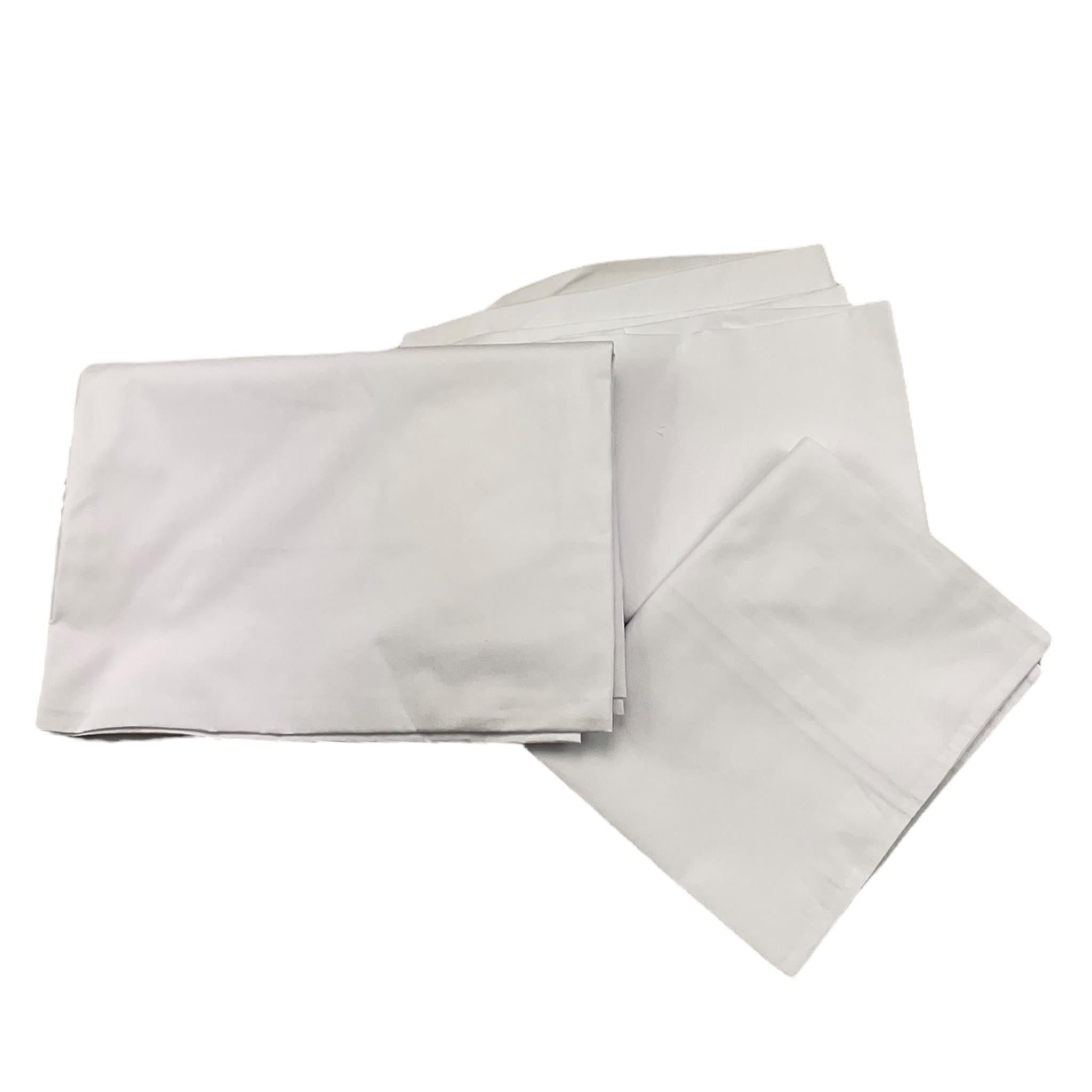 LE BEBE' set 3 pezzi lenzuola tinta unita cn ricami Bianco per Neonato LBB5100 BIANCO LE BEBE'