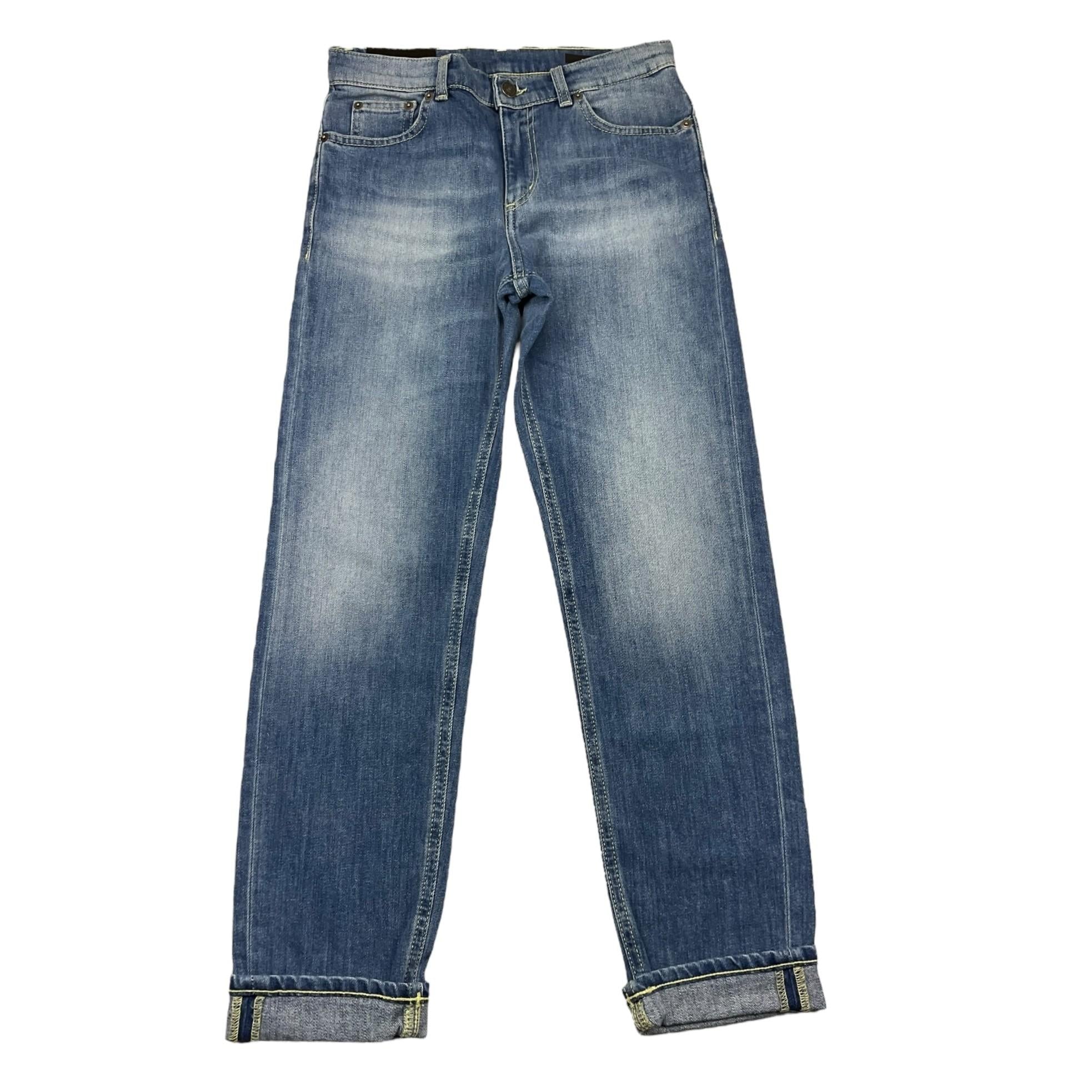 DONDUP jeans tinta unita con girovita regolabile Azzurro per Bambino DMPA276C AZZURRO DONDUP