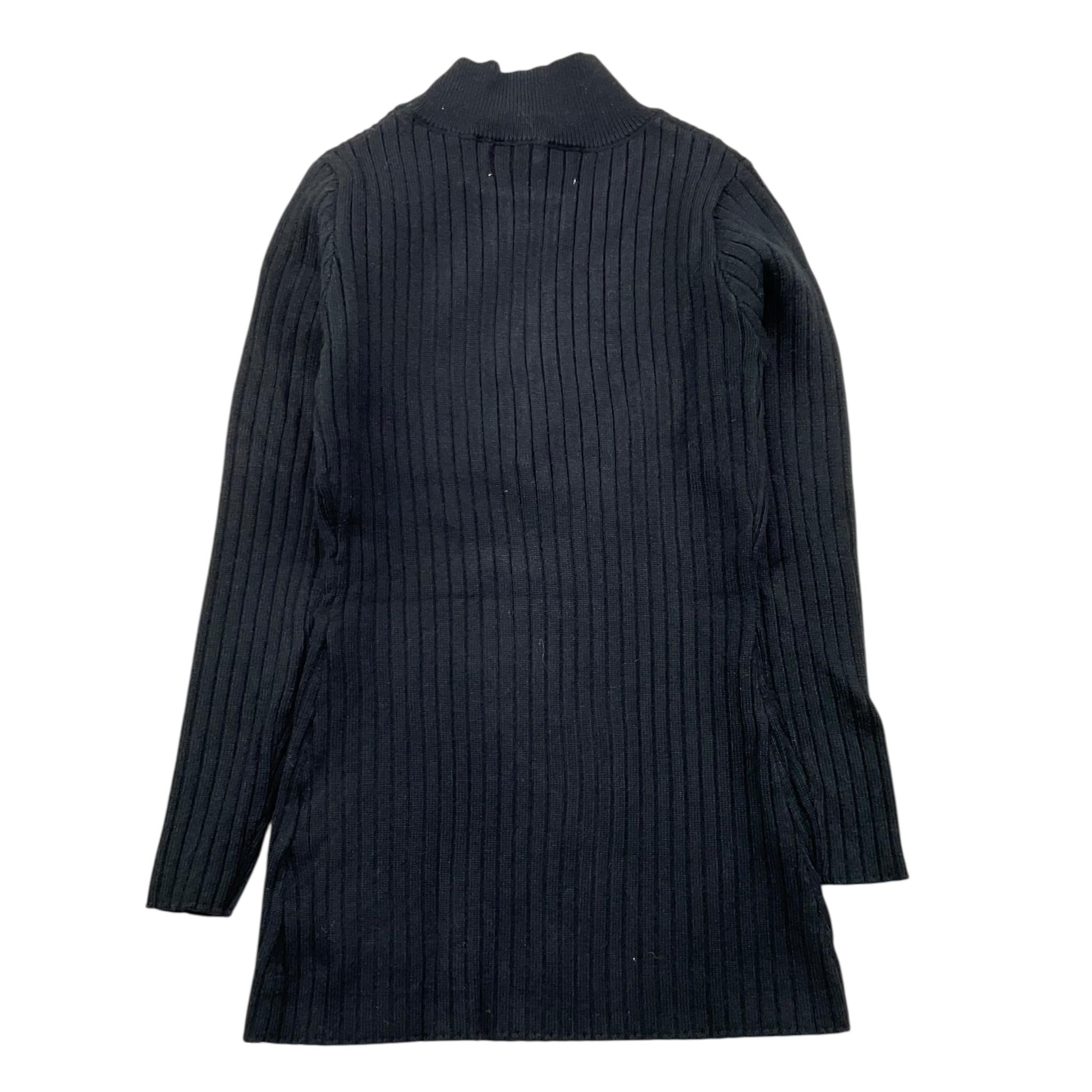ODI ET AMO abito manica lunga tinta unita con ricami Nero per Bambina ODJDR15359 NERO ODI ET AMO