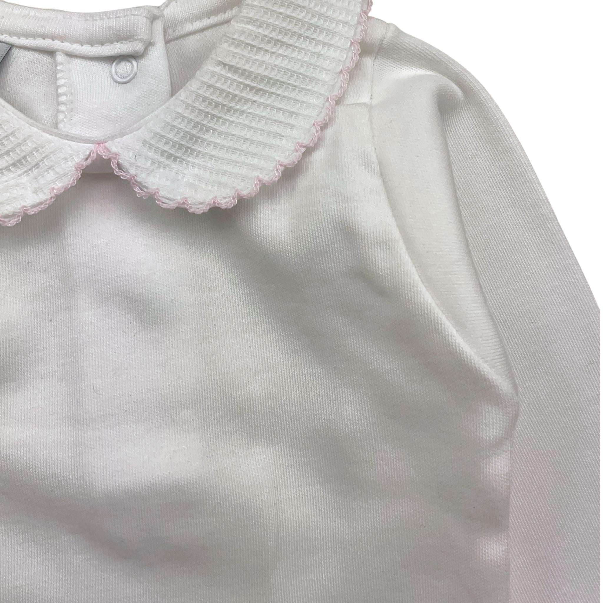 BABIDU body tinta unita con colletto Bianco per Neonata DNFOEROS BIANCO BABIDU