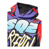 DSQUARED2 felpa tinta unita con cappuccio e stampa Nero per Bambino DQ2521X NERO DSQUARED2