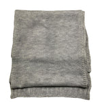 LIU JO sciarpa tinta unita con logo brillantinat Grigio per Bambina G63080 GRIGIO LIU JO