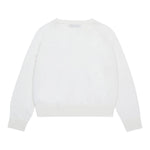 MAX&Co. maglia girocollo tinta unita con ricamo cuore Panna per Bambina MX0003 PANNA MAX&Co.