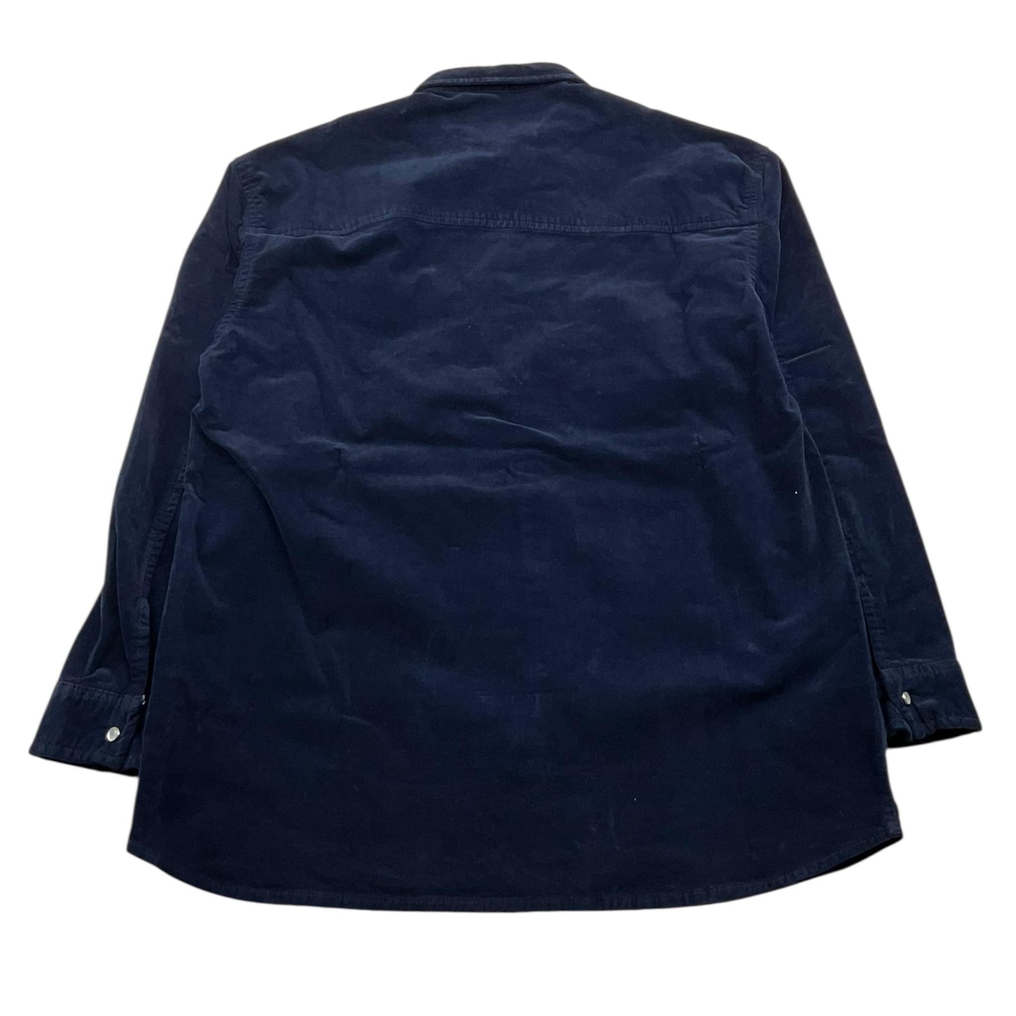 CESARE PACIOTTI camicia manica lunga in camoscio Blu per Bambino CMP5354J BLU CESARE PACIOTTI