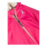 K-WAY giubbino tinta unita con cappuccio Fuxia per Bambina K6115FWAXXX FUXIA K-WAY