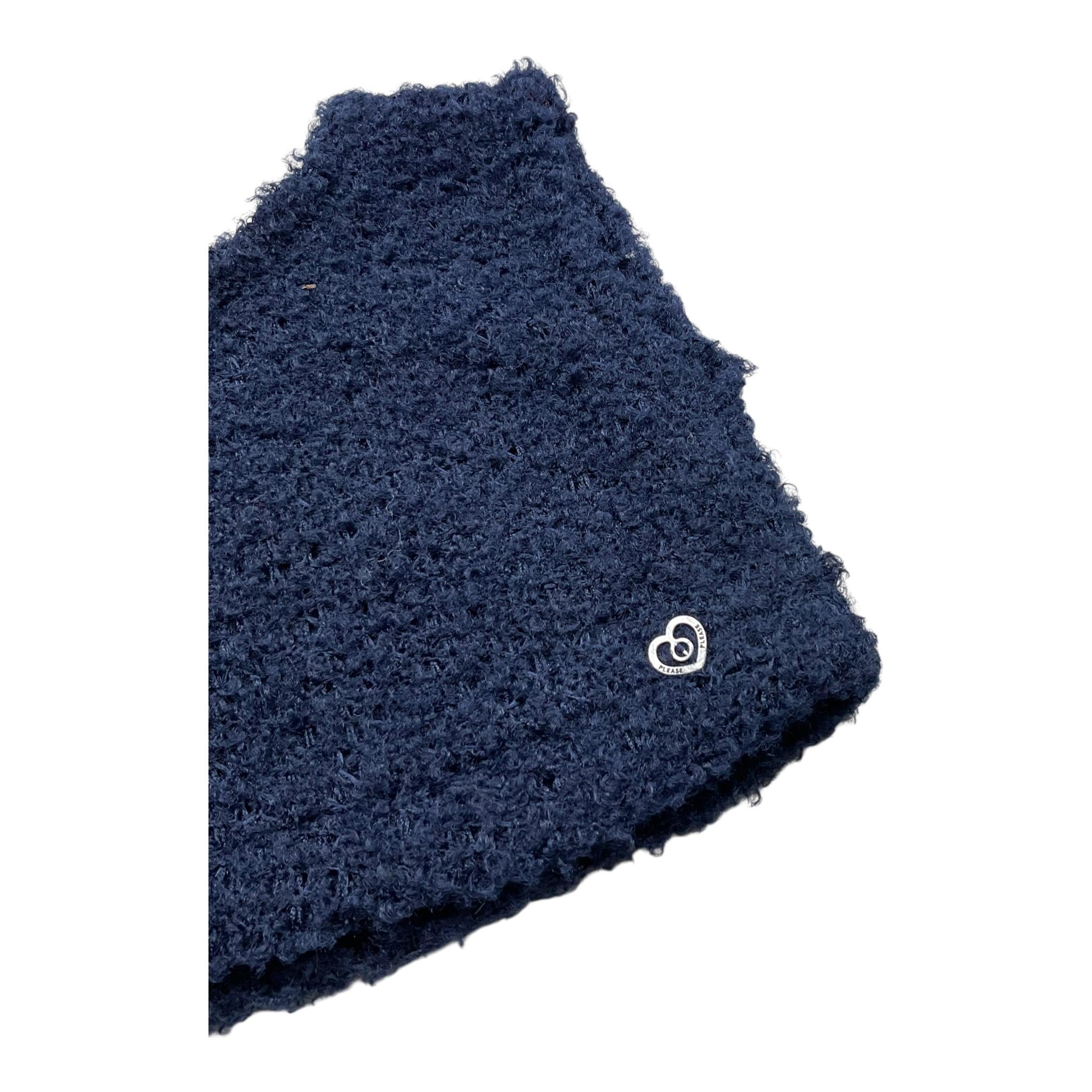 PLEASE gilet tinta unita Blu per Neonata MQ01230G65 BLU PLEASE