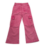 M+E' jeans tinta unita modello zampa Rosa per Neonata UE1465 ROSA M+E'