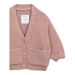 PLAY UP cardigan tinta unita con bottoni Rosa per Neonata PA022AP11404N ROSA PLAY UP