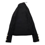 GAELLE maglia tinta unita mezzo collo con logo Nero per Bambina 2741W00400X NERO GAELLE