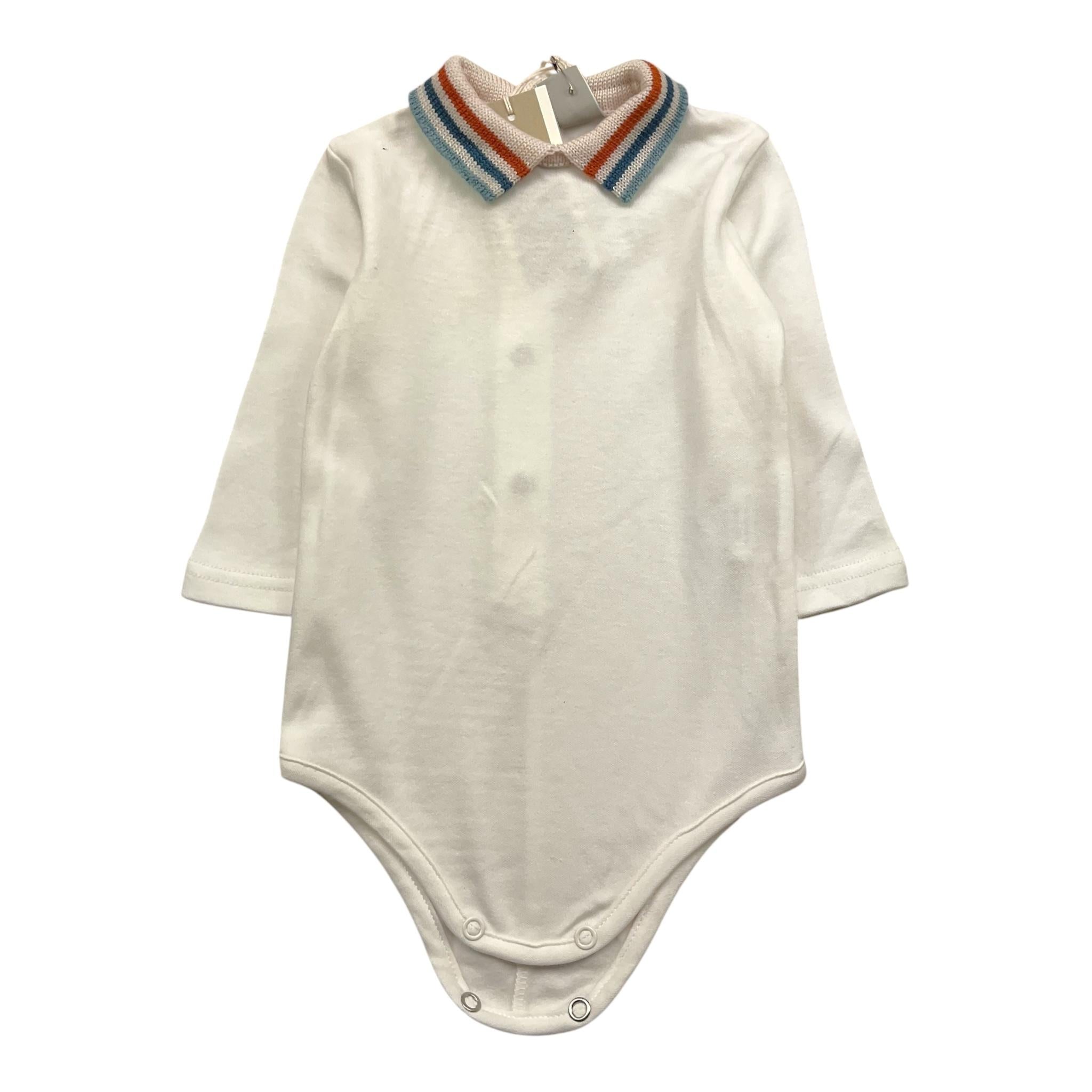MARLU' completo 2pz-salopette tinta unita con bottoni-body Verde per Neonato COAM VERDE MARLU'