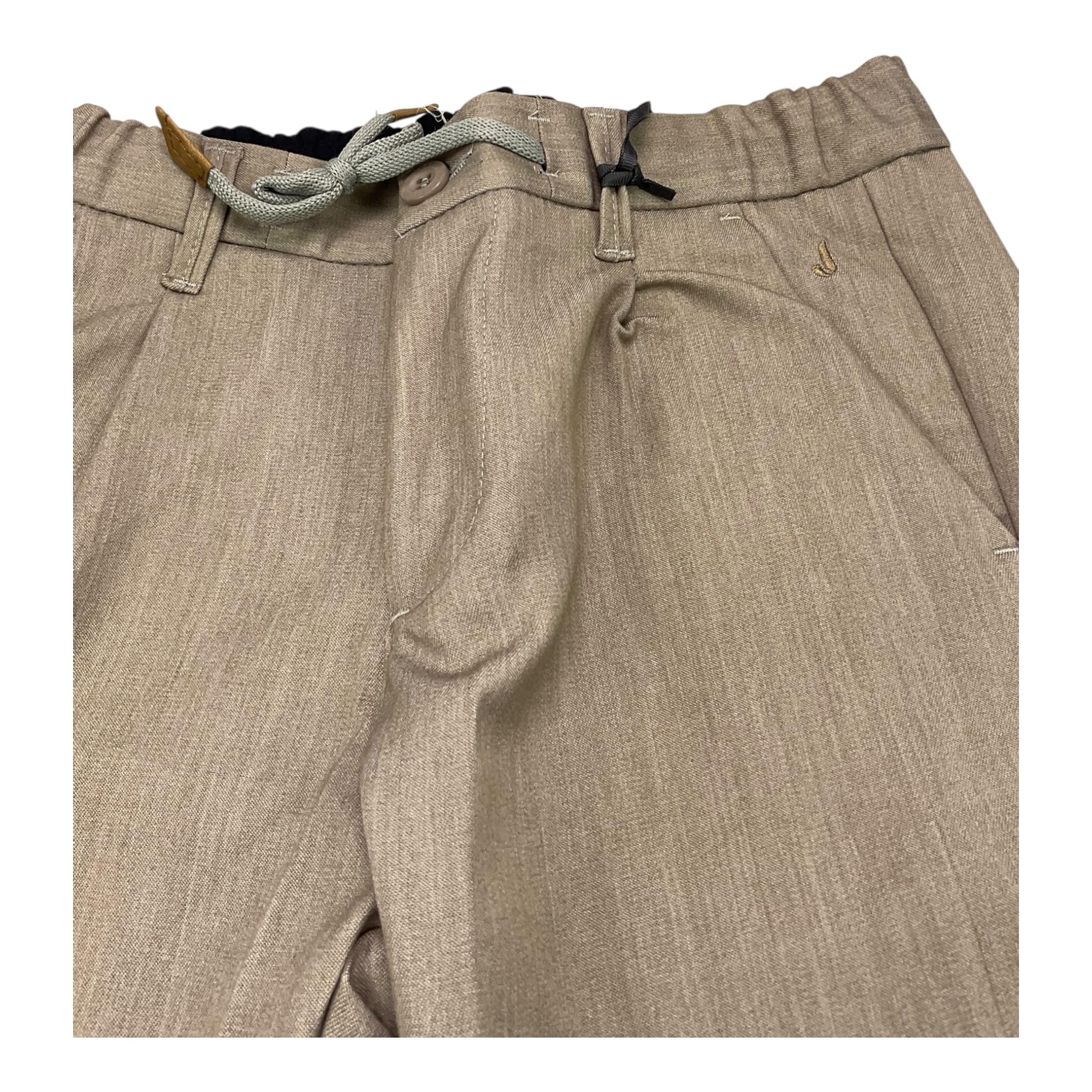 JECKERSON pantalone tinta unita con tasche americane Sabbia per Bambino J3559 SABBIA JECKERSON